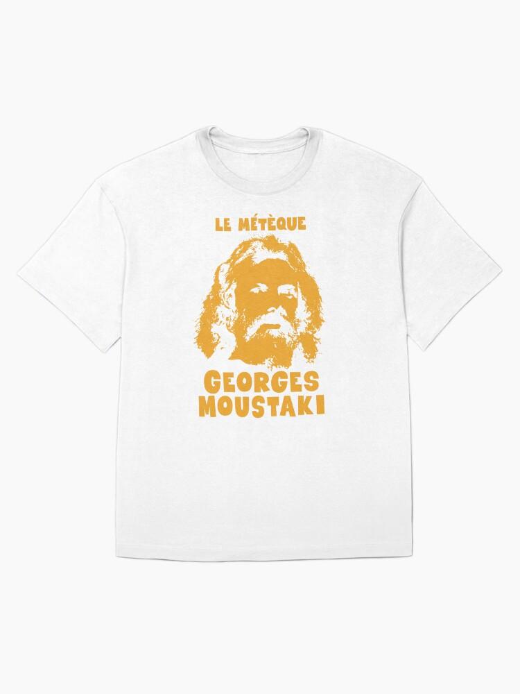 édith Piaf Le Métèque - Georges Moustaki Illustration Oversized T-Shirt