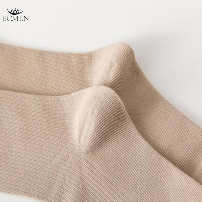 Ангоровые красные женские носки, модные носки средней длины с буквами, женские носки с цветными блоками и загнутыми краями