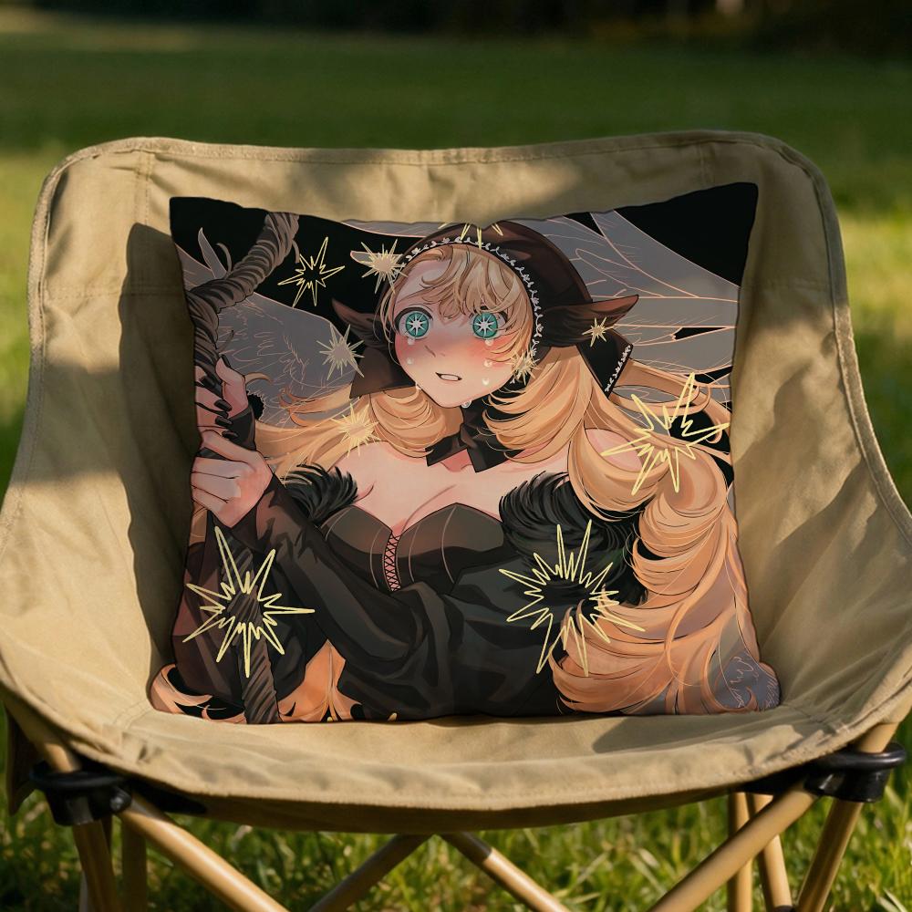 Anime MMarcille Donato Cushion Cover Soft Reversible Durable Pillow Cover MultiScene Use for Home Car Daily Comfort