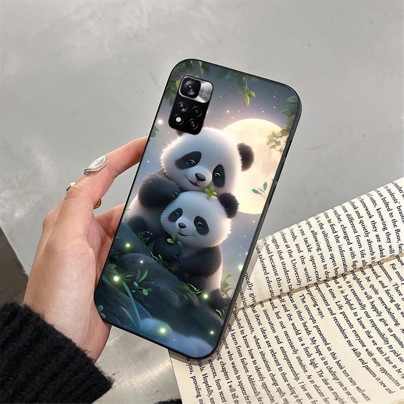 Чехол для телефона с пандой для Xiaomi Redmi note 13 12 Pro 11S 11 10 Pro 10S 12S Redmi 10 9C 13C