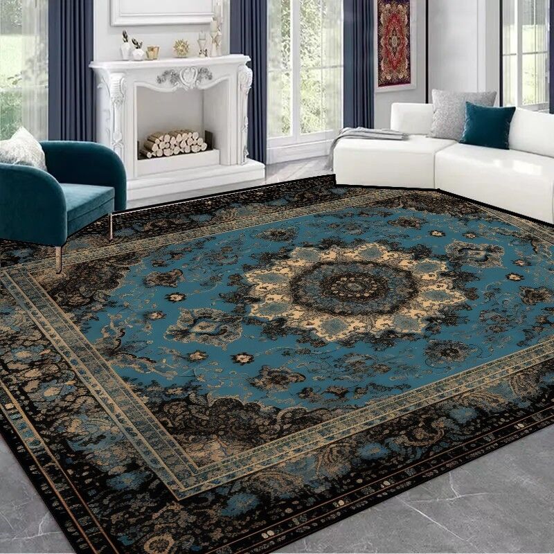 Классические ковры бохо большого размера для гостиной, нескользящий коврик для пола, ковер большой площади для спальни, моющийся, украшение комнаты, домашний ковер