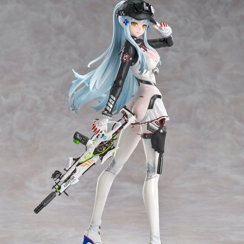24 см Игровая Фигурка Girls' Frontline Hk416 Милые Фигурки Девушек Статуя Коллекционная Модель Декор Стола Модель Кукла Подарок на День Рождения Игрушки