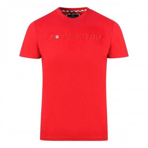 Aquascutum Mens Embossed Logo T-Shirt