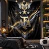 Wall Hanging Tapestry Argentina Football Print Cloth for Living Room Bedroom Home Decor