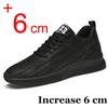 Fashion Men Sneakers Elevator Shoes Hidden 6CM Height Shoes For Male Casual Breathable Sports Lift Taller Men Heightening Shoes Man 46