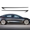 Комплект боковых наклеек на двери автомобиля для Tesla Model 3 Водонепроницаемая виниловая пленка Автомобильное украшение ПВХ наклейки Авто стайлинг Автоаксессуары