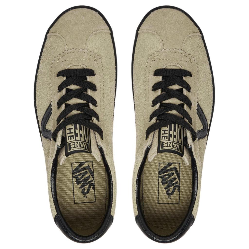 Vans Sports Comfortable Soft Thin Sole Durable Low Top Skate Shoes Unisex Sneakers Green Brown VN000D09CHW1