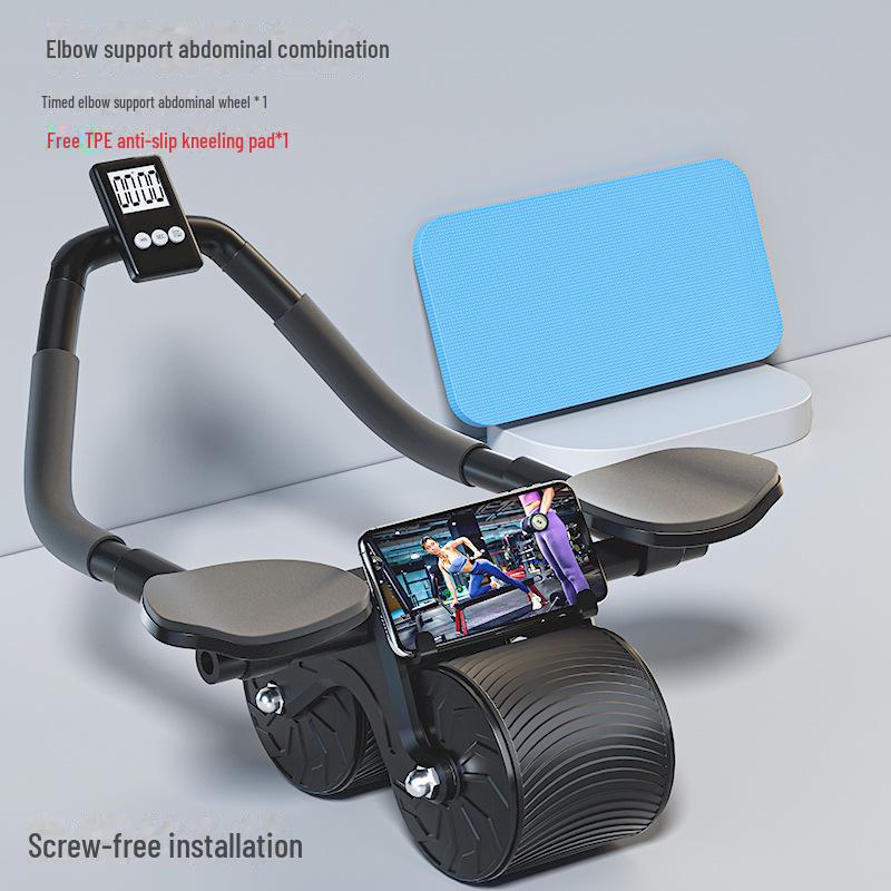 Automatic Rebound Abdominal Wheel Roller for Home Fitness