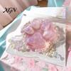 TPR Stress Ball Colorful Transparent Cat Paw Squeeze Toy Soft Fidget for Hand Relief Fun Birthday Christmas Gift Kids Adults