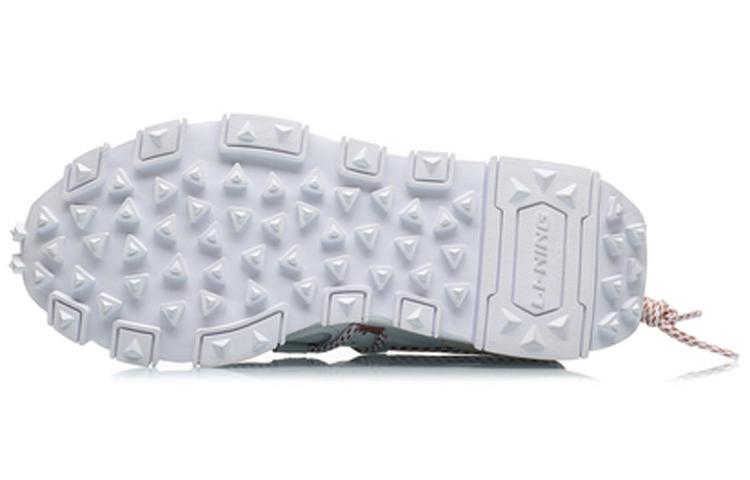 Li Ning CF Cushioning Slip Resistant Abrasion Resistant Low top Sports Casual Shoes Women's White AGCQ268-3