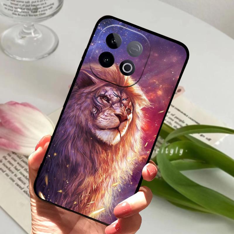 Чехол для Vivo IQOO Z10 Turbo Pro 5G Z10Turbo Модный Покрашенный Чехол Мягкий ТПУ Силиконовый Fundas Для VIVO Y300 GT 5G Чехол-Ракушка для Телефона