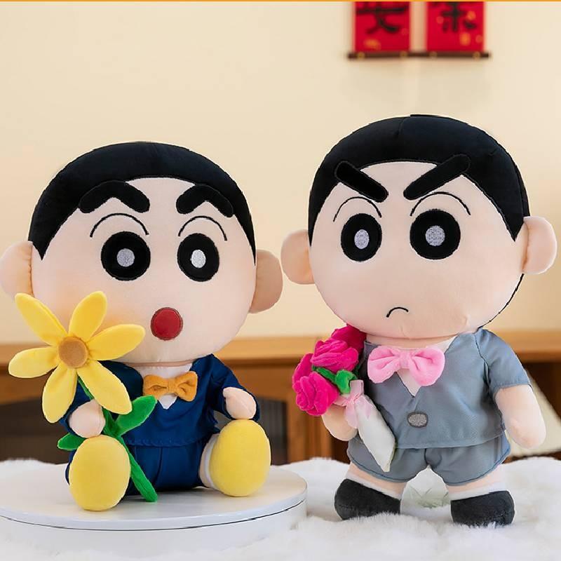 Crayon Shin Chan Full Dress Plush Toy Anime Fill Dolls Room Decor Toys Gift