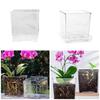 Clear Breathable Plant Container Desktop Ornament Planter Plant Pot Crafts Decors Planter Landscape Crafts