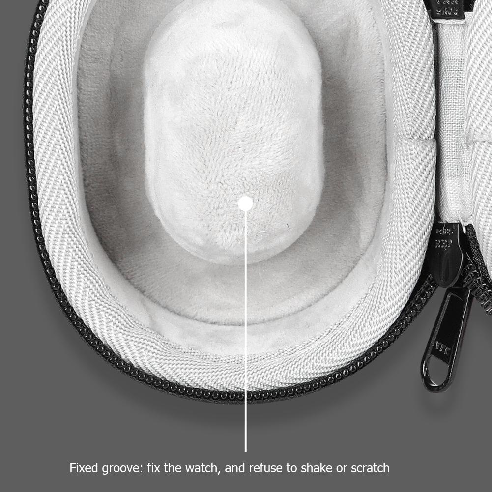 Коробка для хранения и переноски для Galaxy Watch5/Apple Watch/Haylou GST Защитный чехол Водонепроницаемый EVA Плюшевый Дорожный Портативный Чехол для Переноски