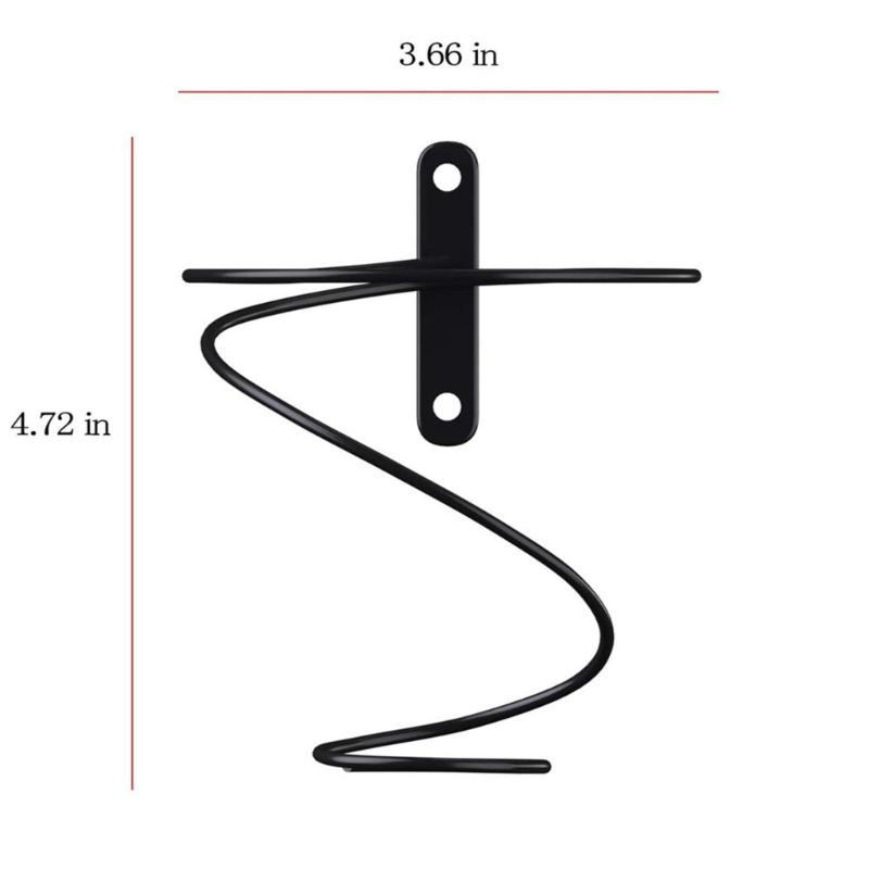 6pcs Iron Wine Bottle Rack Wall Mounted Wine Display Holder for Kitchen Bar Home Decoration Single Champagne Storage