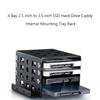 Корпус-адаптер для 4-х 2,5-дюймовых SSD/HDD дисков, внутренний кронштейн, док-станция, держатель дисков