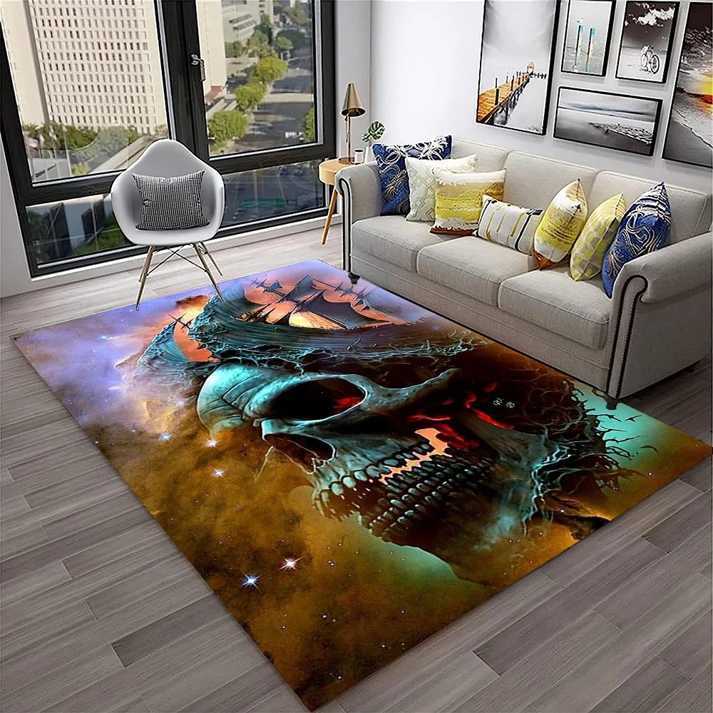 3D Пиратский корабль Лодка, Барк, Парусник Ковер Коврик для Дома Гостиная Спальня Диван Придверный коврик Декор, детский Коврик Нескользящий Напольный коврик