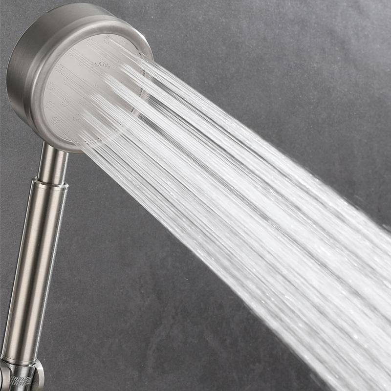 Набор для душа из нержавеющей стали 304 для ванной комнаты, бытовой душевой смеситель, настенный смеситель для ванны, душевая колонна с тропическим душем, бидетный смеситель
