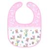 LittleForBig Adult Apron Bib, Cute Bib [Cotton + Waterproof Sheet] Cute Bear and Rabbit Print, Blue, Adjustable