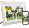 Выпущенная в конце года цифровая фоторамка FHD 2K LCD WIFI дюймовый сенсорный экран IPS Отображение даты видео движения Память 32 ГБ До 64 ГБ MicroSD