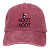 Fashion AEiF Simply Noot Pingu Baseball Cap Unisex Women Distressed Cotton Snapback Cap Penguin Series Cartoon Outdoor Hats Cap