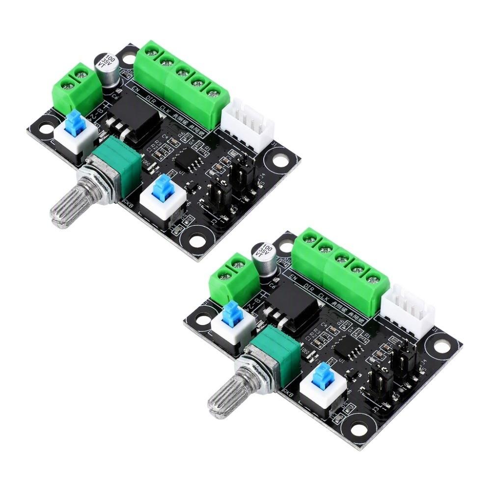 2pcs PWM Control Stepper Motor Driver DC 8V-24V Pulse Signal Generator For Robotics Projects