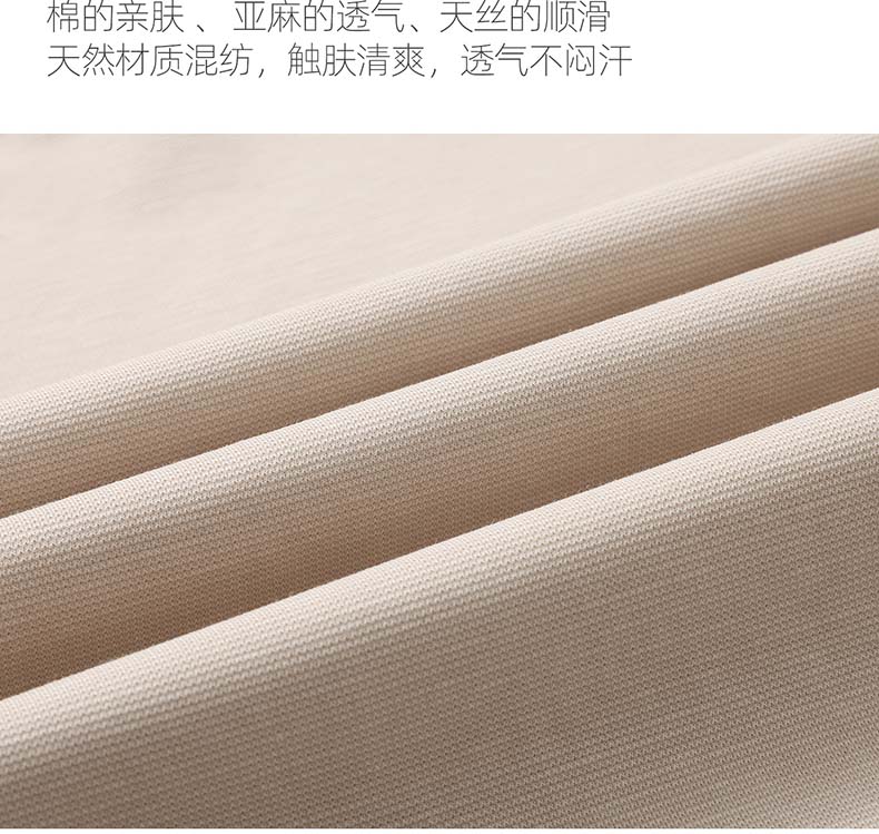 [Linen+Tencel] Langdeng old money style polo shirt, lightweight and breathable, summer new men's short sleeved shirt