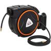 Auto Rewind Hose Reel, Retractable Air Hose Reel 20 m + 2 m, 150 Bar with 1/4" BSPT Connector, Black