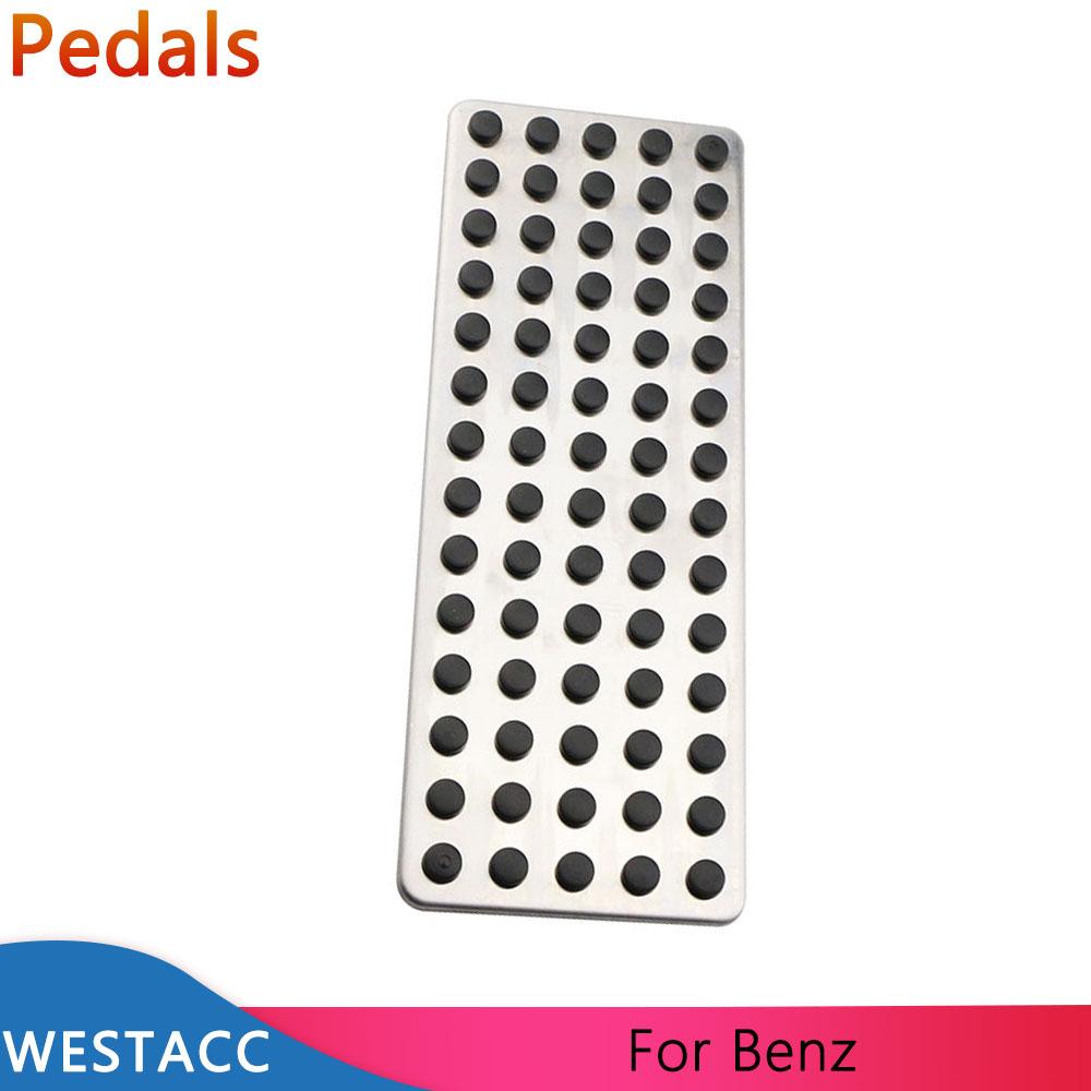 Автомобильная педаль из нержавеющей стали, подставка для ног, педаль для Mersedes Benz ABCES CLS SLK CLA GLA GLC GLK ML G GL LHD