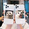 Милый мультяшный кот Прозрачный чехол для телефона Для iPhone 16 15 13 11 14 12 Pro Max XS MAX X SE2 XR 7 8 Plus Животное Мягкий силиконовый чехол Coque