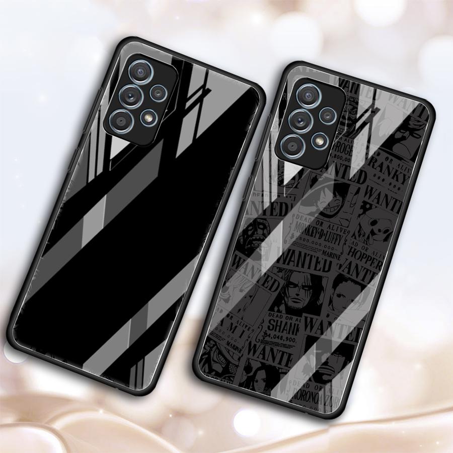 Чехол OneS P-ieceS с логотипом аниме для Samsung Galaxy A73 A34 A14 A30 A36 A71 A15 A50 A21 A06 A56 A35 A25 A51 A52 A16 A02 A12 A10 A13
