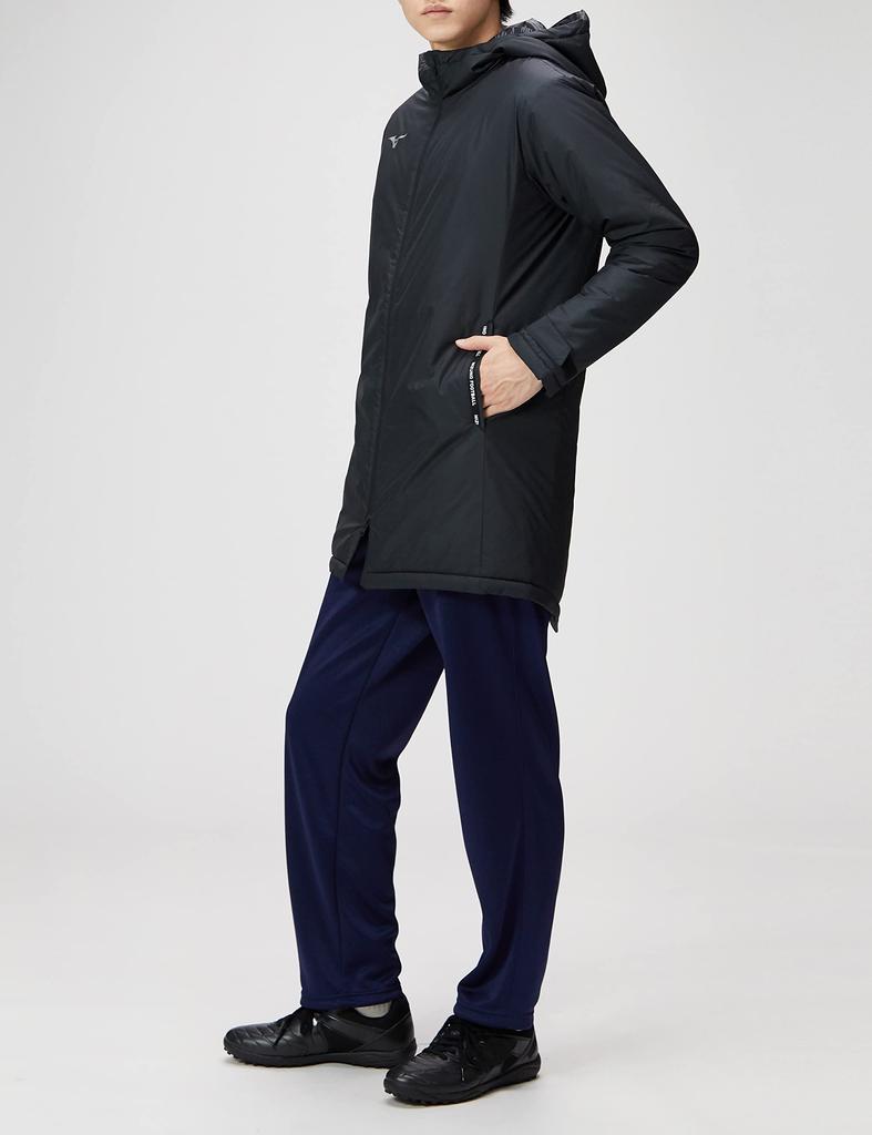 Soccer Wear PRO Filled Half Coat Water Repellent P2ME2570 Black XL [Mizuno]