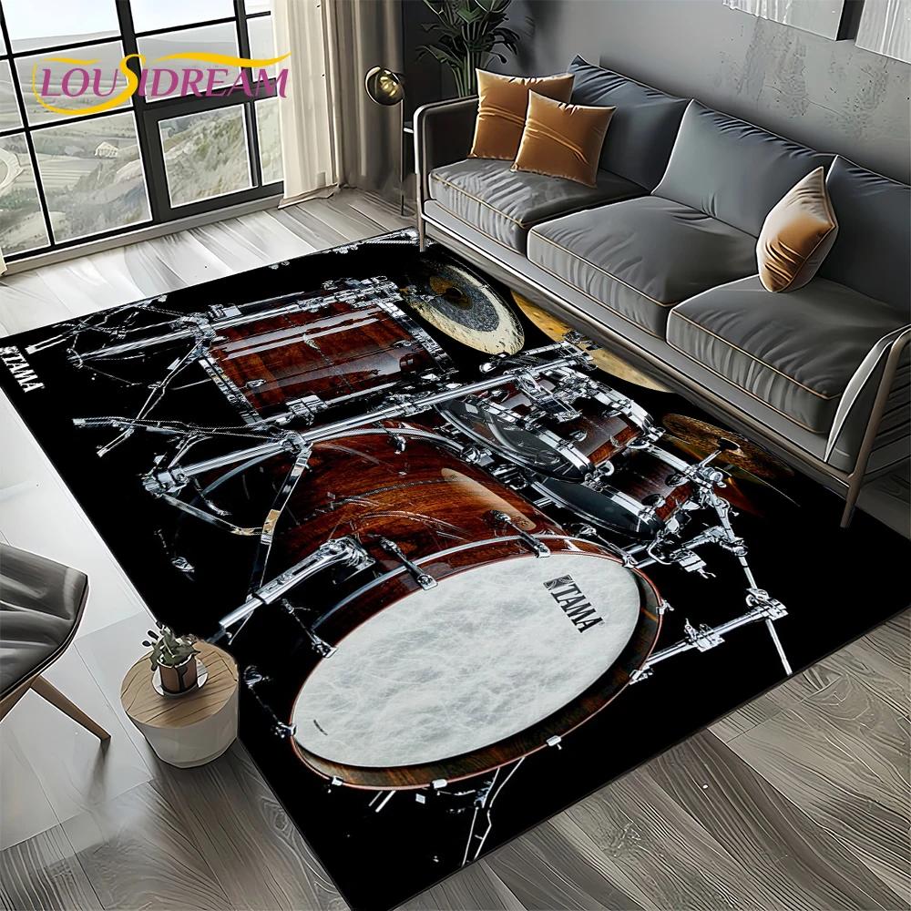 Музыкальные инструменты TAMA Ударная установка Ударная установка Ковер Коврик для гостиной Спальни Дома Декорация для дивана, Детский коврик Нескользящий коврик для пола