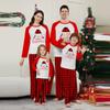 Christmas Parent Child Family Set Home Furnishings Christmas Pajamas Two Piece Set