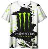 Men's Summer Monster Energy Brand 3D Printed T-Shirt Casual Quick-Drying Breathable Short Sleeve