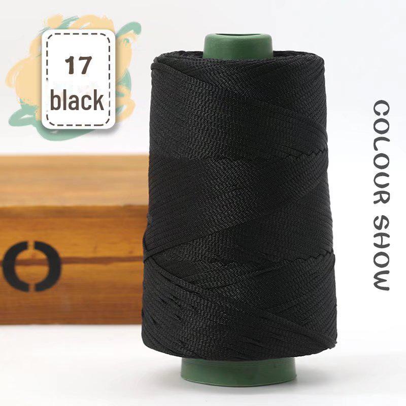Легкая мерсеризованная хлопковая и льняная нить для шляп, обуви, сумок, подушек. Идеально подходит для изделий ручной работы с усовершенствованной шелковой нитью.