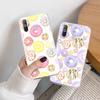Чехол Donuts TPU для iPhone XR 7 8 14 15 11 12 13 X XS Pro Max Xiaomi Redmi 13C Note 9 Samsung A22 S23 S24 Ultra Plus VIVO