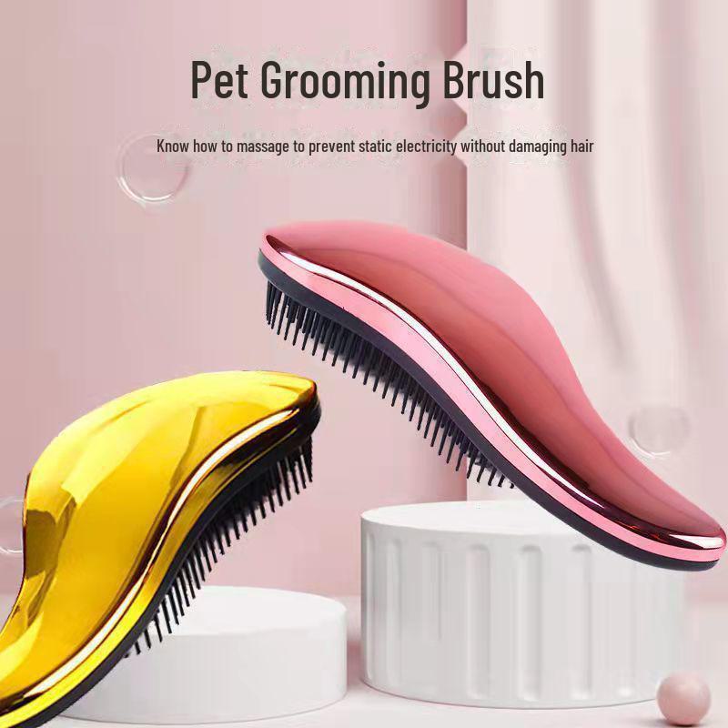 Массажная расческа для собак Teddy Dog: Инструмент для чистки и распушения шерсти у маленьких собак