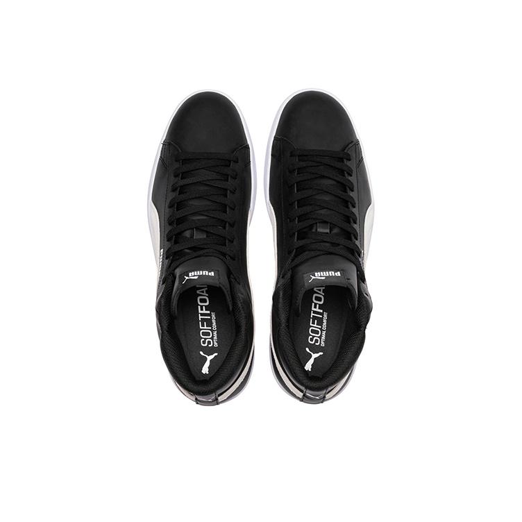 Puma Кроссовки Smash V2 Mid-Top Унисекс Кроссовки Черные Белые 366924-02