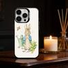Милый Чехол для Телефона с Кроликом Питером Для iPhone 17,16,15,14,13,12,11,Pro Max,Plus Конфетный Серебристый Чехол