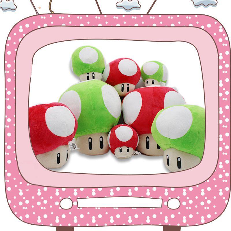 Очаровательная плюшевая игрушка Супер Марио в виде гриба, кукла в красочном дизайне для детской радости