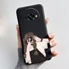 Для Oukitel C59 Чехол Oukitel C59 Pro Обложка Роскошный Милый Любовь Кролик Забавный Узор Черный ТПУ Мягкий Силикон Защитный Чехол для Телефона