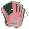 Rawlings MLB COLOR SYNC Baseball inches HOH® Glove, Softball, Pitcher's Model, GR6HMJ205FB, T-Pink/Crocodile, 11.75 (Right-handed throw)