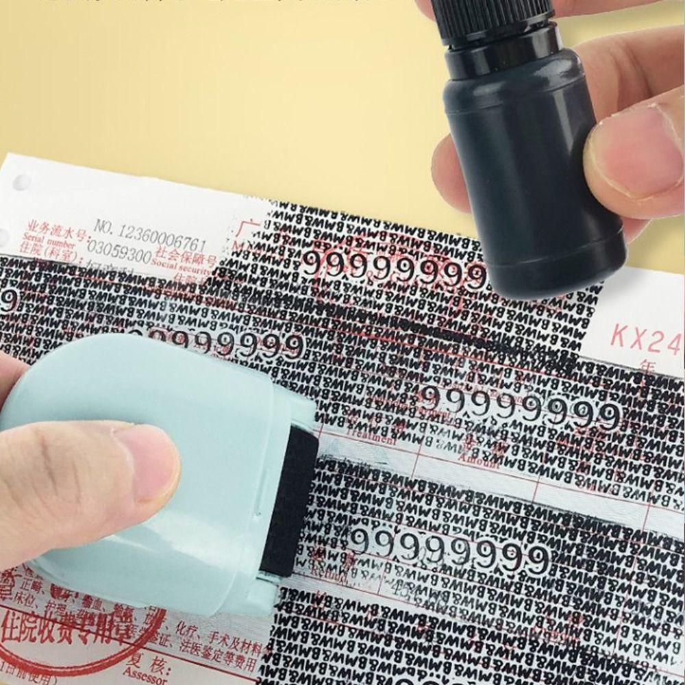 Экспресс-распаковка, роликовый штамп безопасности, экспресс-аппликатор счетов, офис конфиденциальной печати