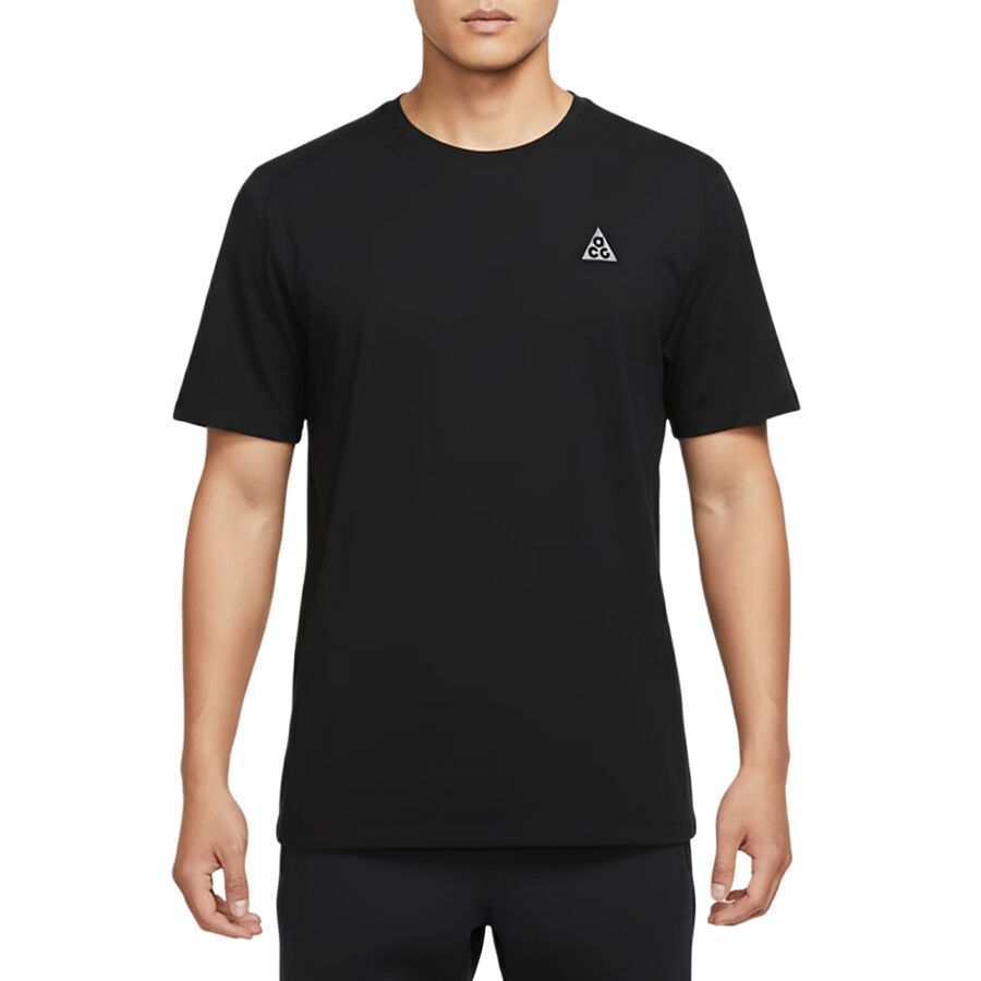 Nike Спортивный пуловер с круглым вырезом серии ACG, повседневная футболка с коротким рукавом, мужские топы IO9678-010
