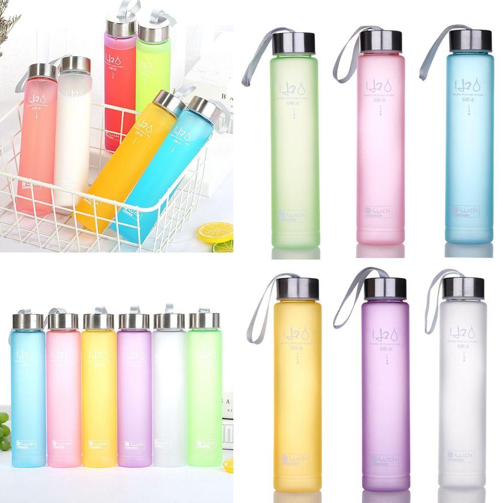 280ML Girls Boys Leak-proof Transparent Sport Kettle Drinking Bottle Plastic Water Cup