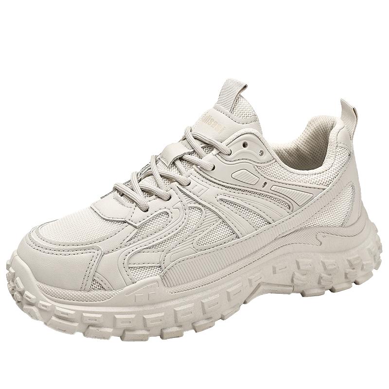 Shoes for Men Fashion Chunky Anti-slip Sneakers Casual Dad Shoes for Men Thick Sole Hard-Wearing Male Footwear Sneakers Men