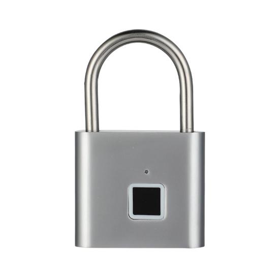 Умный замок с отпечатком пальца, перезаряжаемый через USB, биометрический замок без ключа, прочный сплав, уличный забор, школьный спортзал, шкафчик, электронный замок с отпечатком пальца