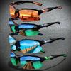 4 Men's and Women's Cycling Running Fishing Sunglasses UV Resistant Sunglasses Lightweight Half Frame Sunglasses