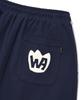 WACKY WILLY Double-Tuck Bermuda Sweat Shorts Navy
